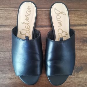 Sam Edelman Black leather sandals